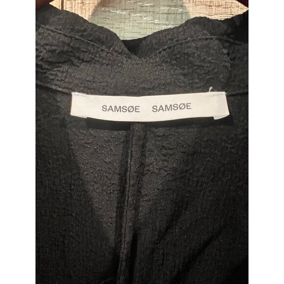 SAMSOE SAMSOE LONG SLEEVE V-NECK MARGOT DRESS Size S - Picture 4 of 9